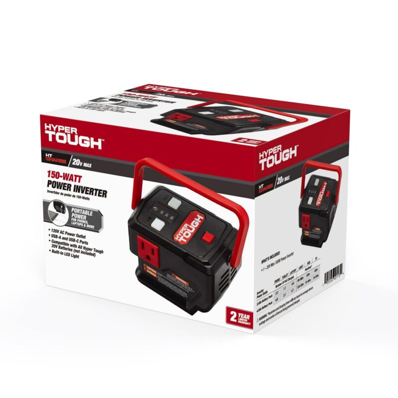 Hyper Tough 20V Power Source/Inverter, HT13-401-003-04, Battery Not Included - Image 2