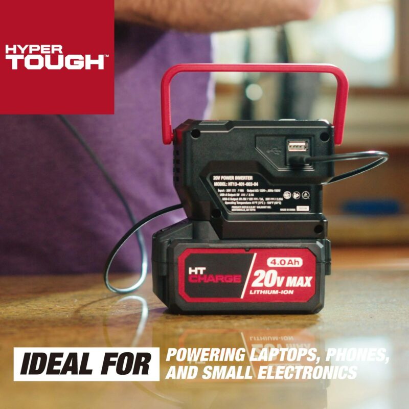 Hyper Tough 20V Power Source/Inverter, HT13-401-003-04, Battery Not Included - Image 7