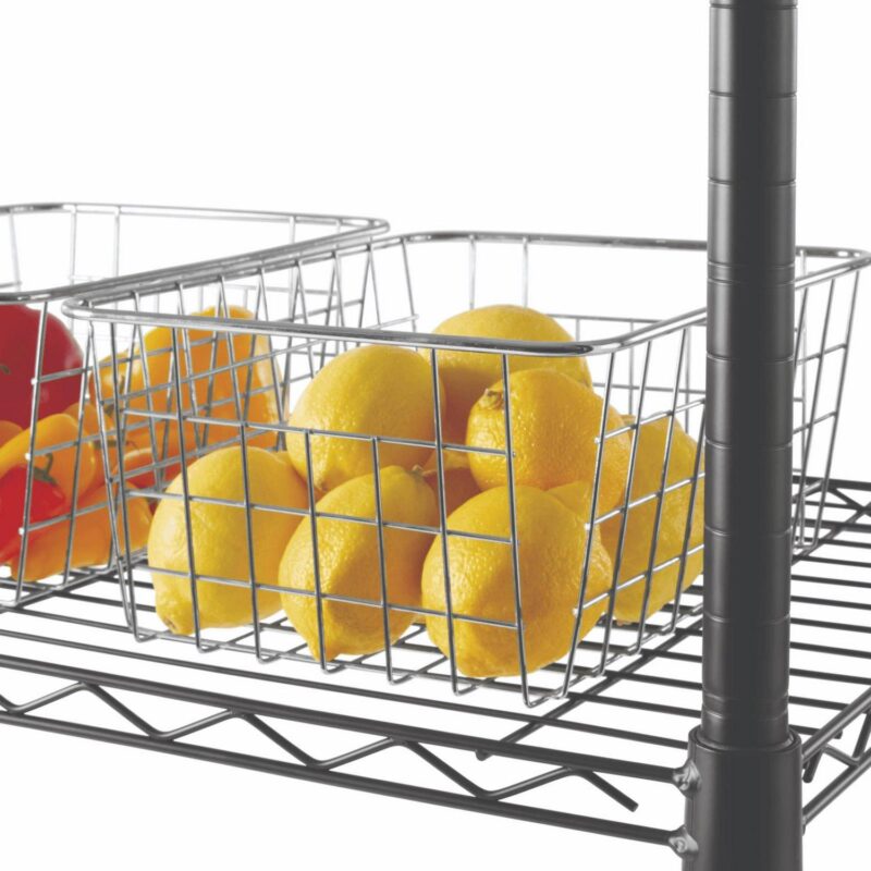 Hyper Tough 5 Tier Wire Shelf Black - Image 2