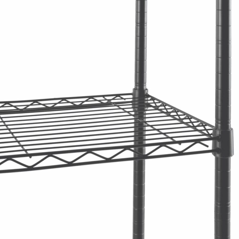Hyper Tough 5 Tier Wire Shelf Black - Image 3