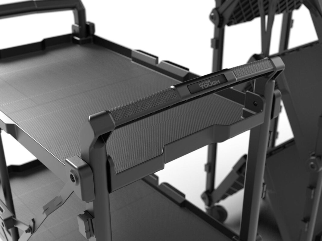 Hyper Tough Hyper Stack New Foldable Collapsible Utility Cart, Black - Image 4