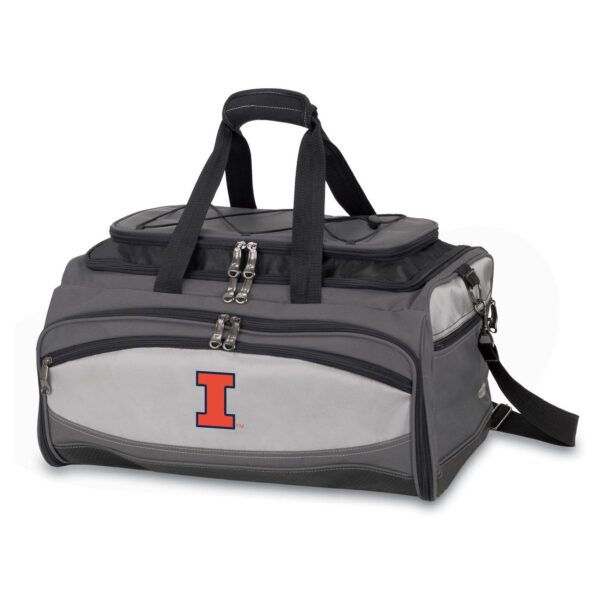 Illinois Fighting Illini 6-pc. Charcoal Grill and Cooler Set