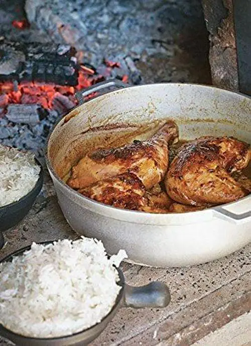 Imusa 6.9 Quart Traditional Colombian Cast Aluminum Caldero or Dutch Oven with Lid - Image 5