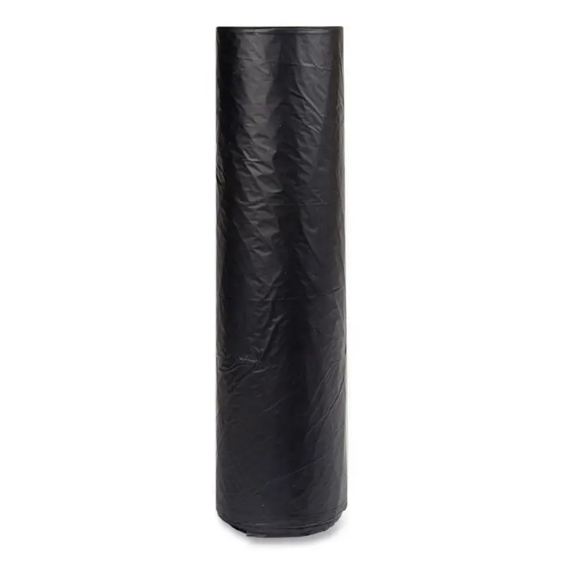Inteplast Group High-Density Can Liner 43 x 48 60gal 16mic Black 25/Roll 8 Rolls/Carton S434816K - Image 3