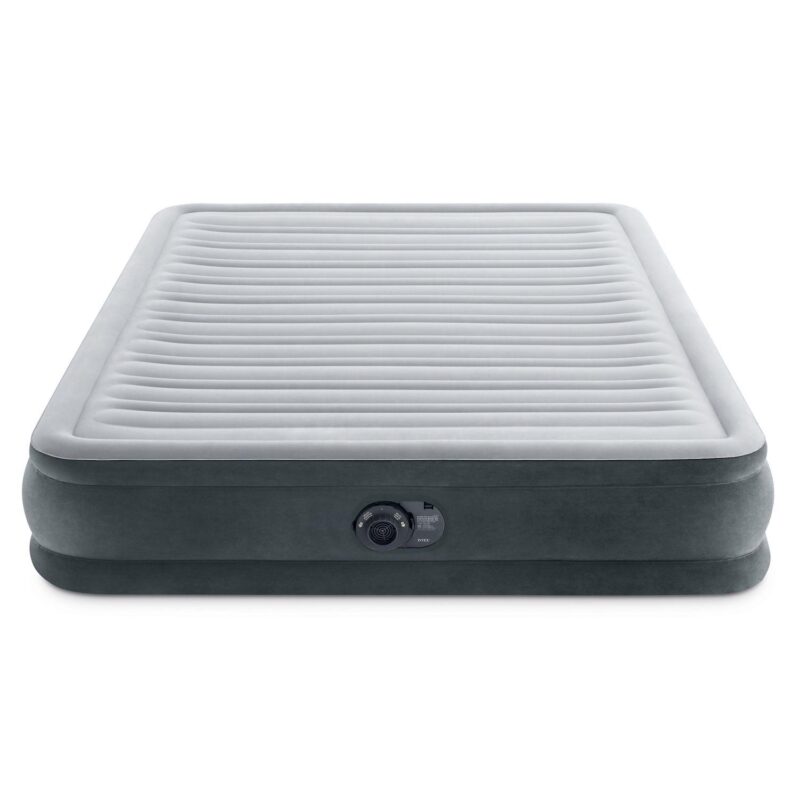 Intex Comfort Deluxe Dura-Beam Plush Air Mattress Bed with Built-In Pump, Queen - Image 3