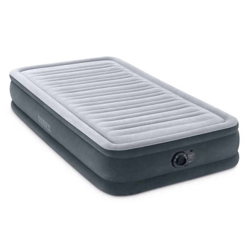 Intex Comfort Deluxe Dura-Beam Plush Airbed Mattress with Built-In Pump, Twin - Image 3