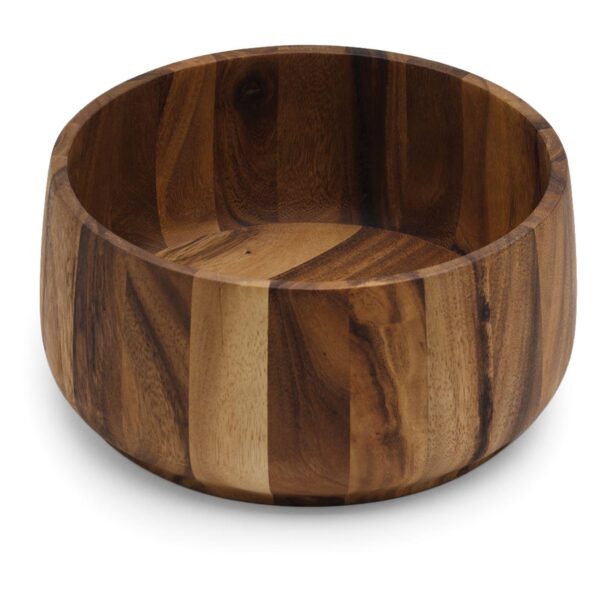 Ironwood Gourmet Acacia Wood Tulip Salad Bowl