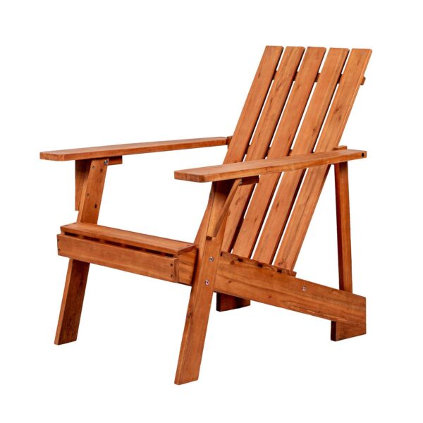 Irving Outdoor Patio Modern Acacia Wood Adirondack Chair