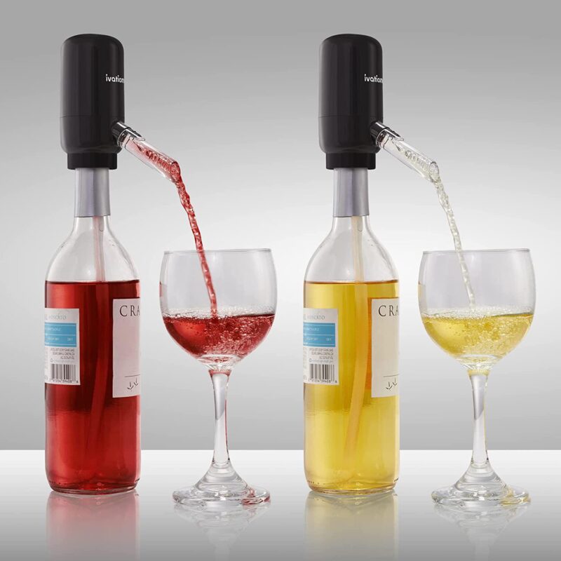 Ivation Wine Aerator and Dispenser Spout, Electric Wine Pourer and Stopper - Image 4