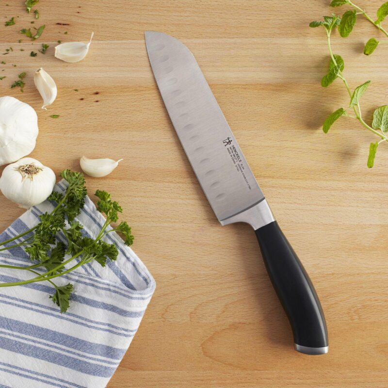 J.A. Henckels International Elan 7-in. Hollow-Edge Santoku Knife - Image 2