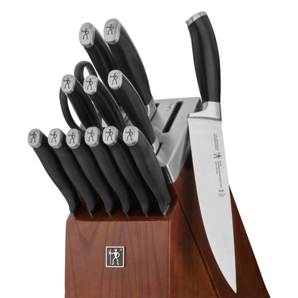 J.A. Henckels International Elan Self-Sharpening 14-pc. Knife Block Set