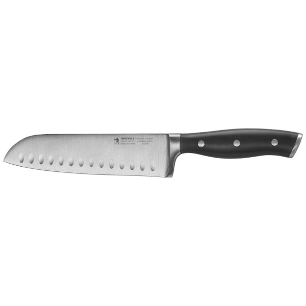 J.A. Henckels International Forged Accent 7-in Hollow-Edge Santoku Knife