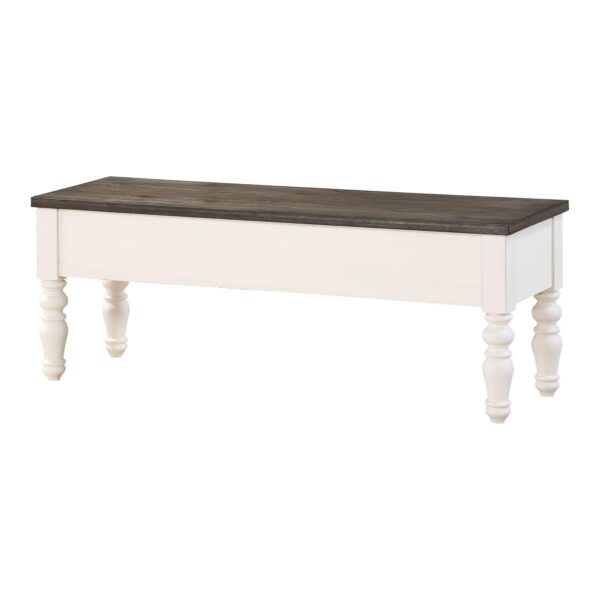 Joanna Two-Tone Storage Bench