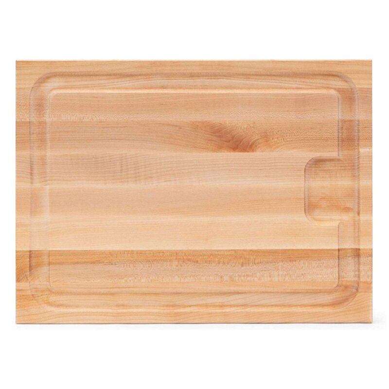 John Boos Au Jus Rectangular Cutting/Carving Board with Juice Groove, Maple Wood - Image 2