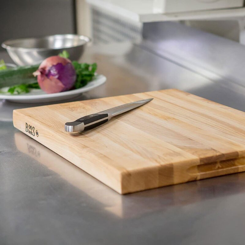 John Boos Maple Wood Edge Grain Reversible Cutting Board, 20 x 15 x 1.5 Inches - Image 5