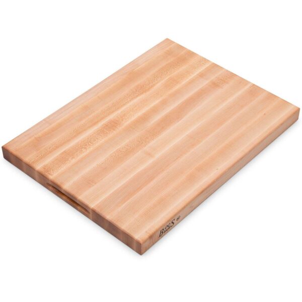 John Boos R2418 24  x 18  Edge Grain Maple Wood Reversible Cutting Board Block