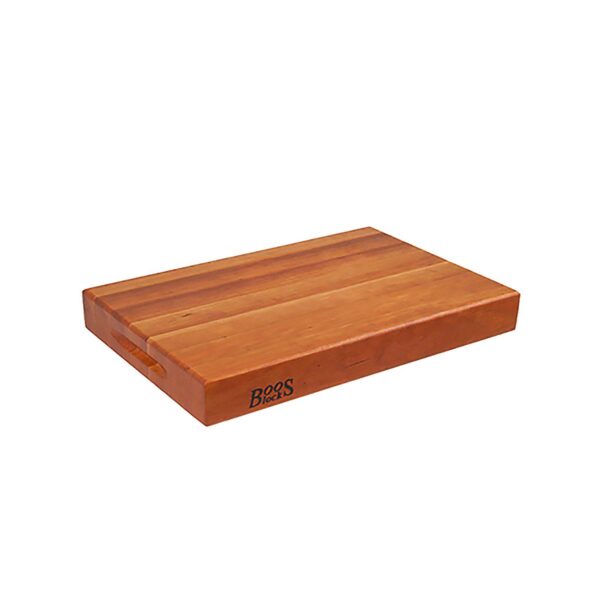 John Boos Reversible 2.25 Inch Thick Butcher Cutting Board Block, Cherry Wood