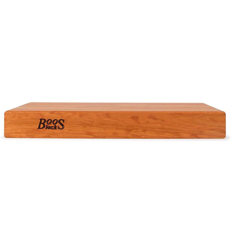 John Boos Reversible 2.25 Inch Thick Butcher Cutting Board Block, Cherry Wood - Image 3