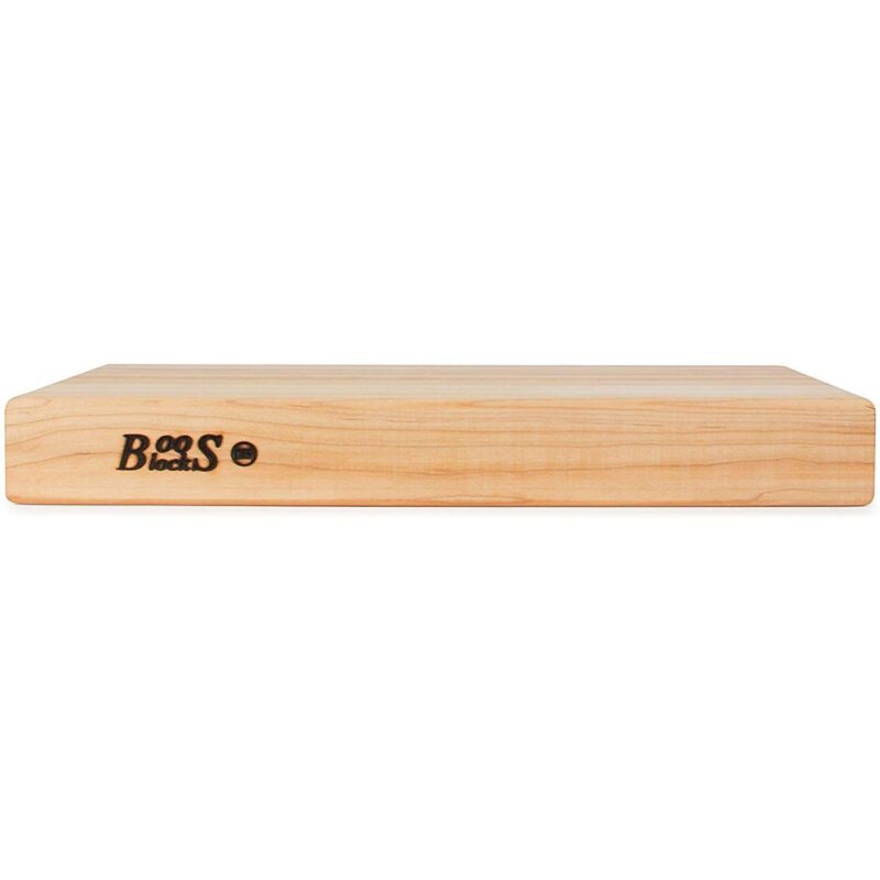 John Boos Reversible 18 Inch Wide Flat Edge Grain Cutting Board, Maple Wood - Image 2