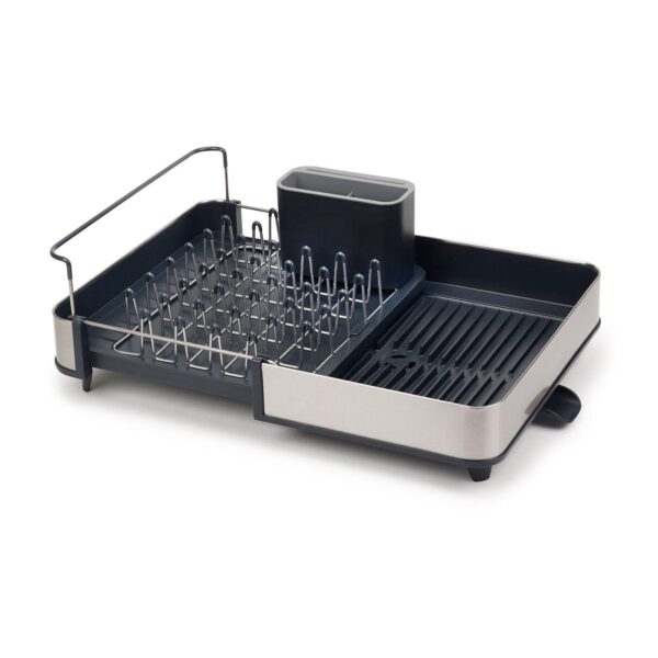 Joseph Joseph Extend Steel Expandable Dish Rack with Draining Spout