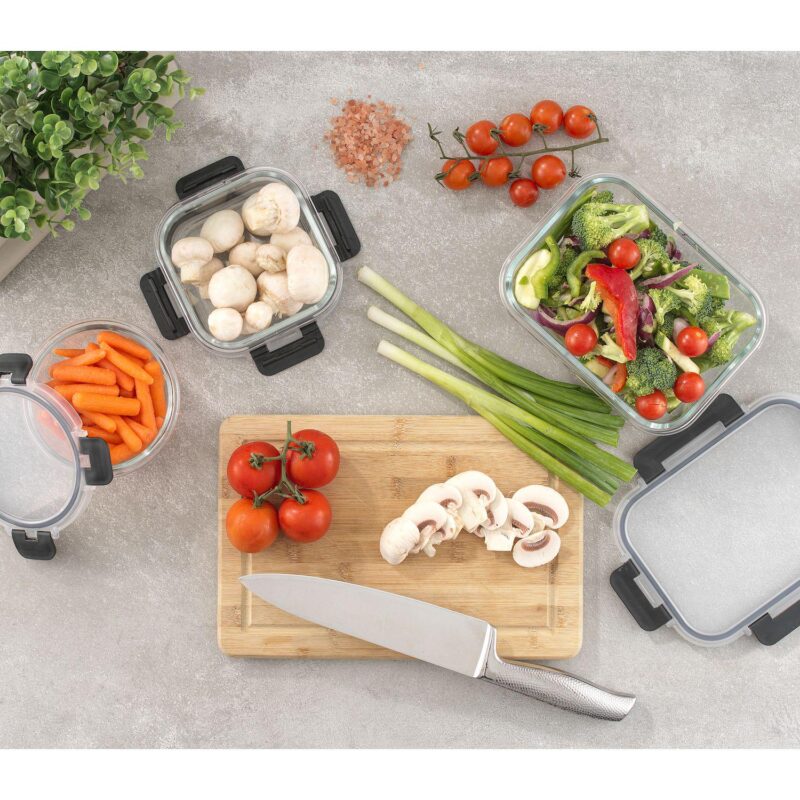JoyJolt 24-Piece Fluted Food Storage Container Set with Lids - Image 4