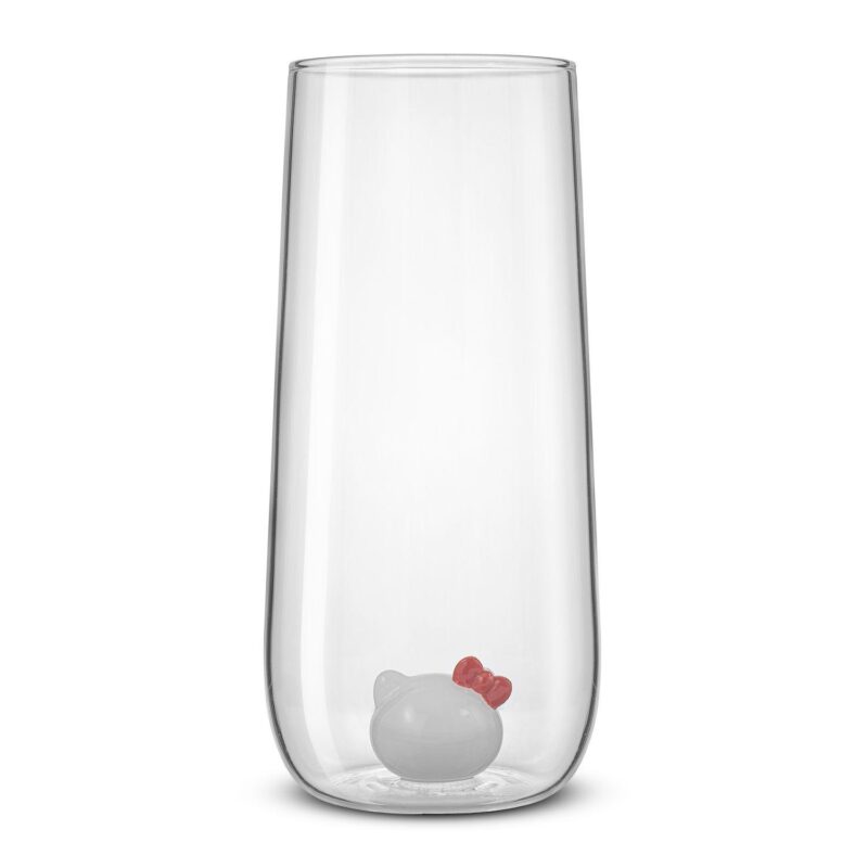 JoyJolt Hello Kitty and Mimmy 3D Icon Tall Drinking Glasses - Image 3