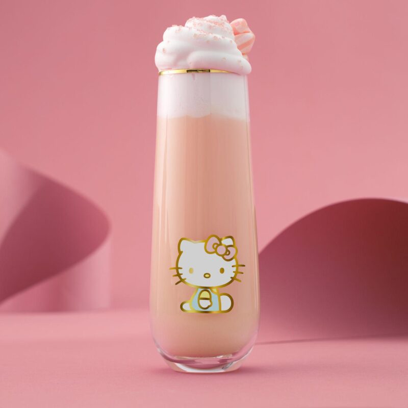 JoyJolt Hello Kitty Stay Gold Stemless Flutes - Image 5
