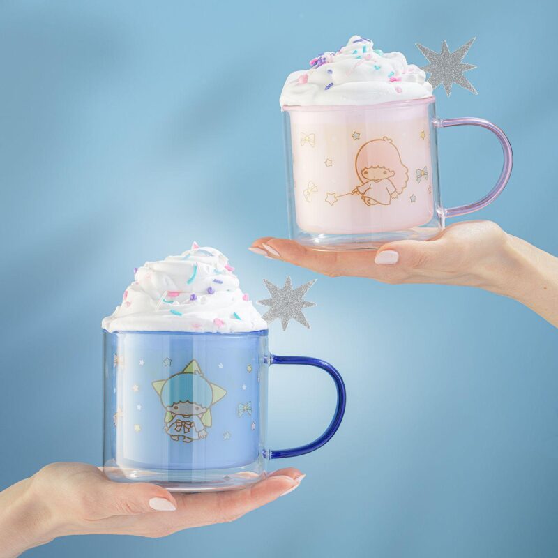 JoyJolt Hello Kitty and Friends LittleTwinStars Double Wall Coffee Mug Set - Image 8