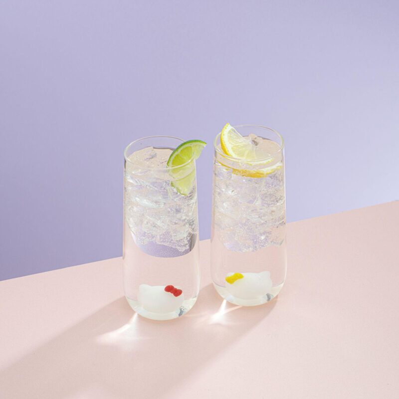 JoyJolt Hello Kitty and Mimmy 3D Icon Tall Drinking Glasses - Image 7