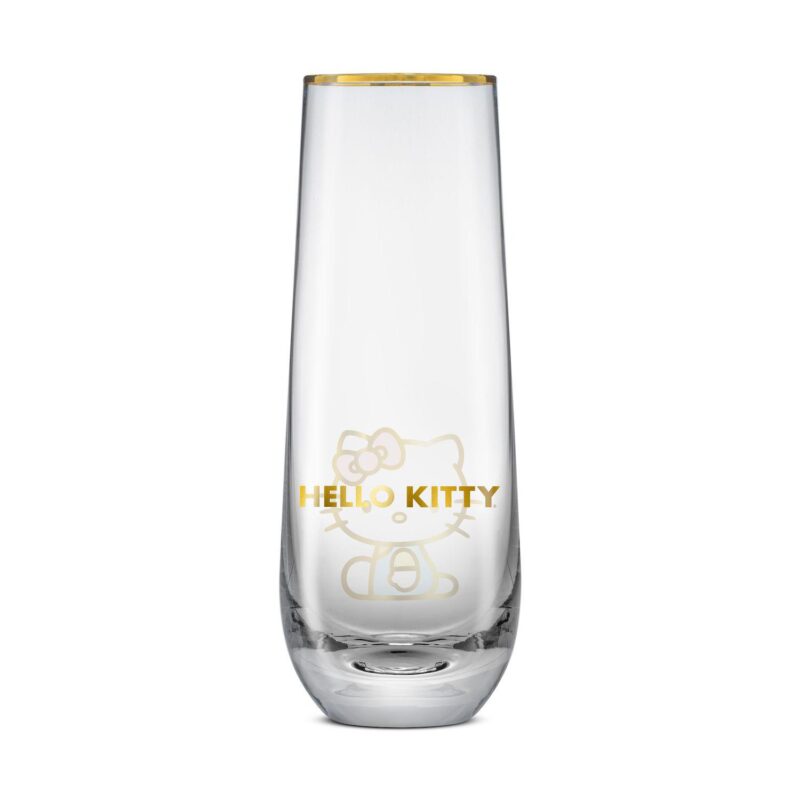 JoyJolt Hello Kitty Stay Gold Stemless Flutes - Image 3