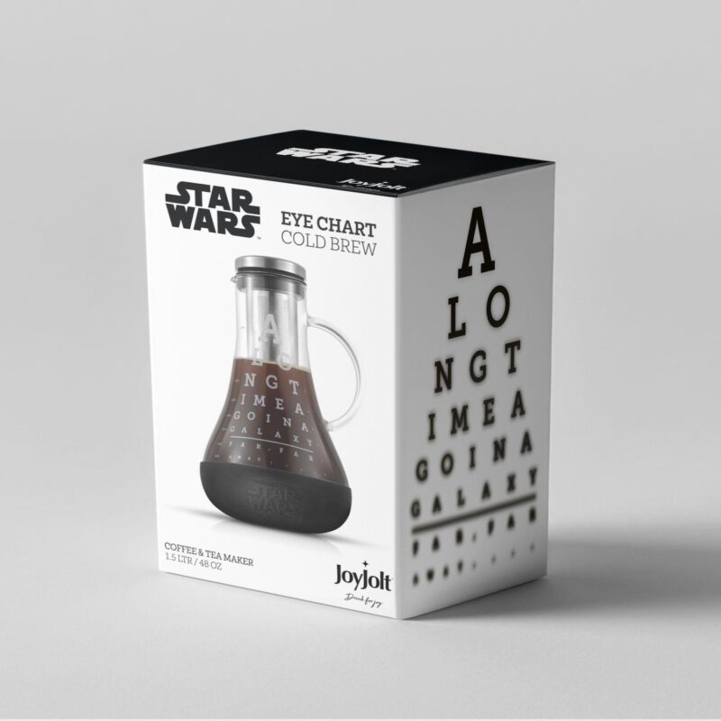 JoyJolt Star Wars Eye Chart 1.5-Liter Cold Brew Coffee and Tea Maker - Image 6