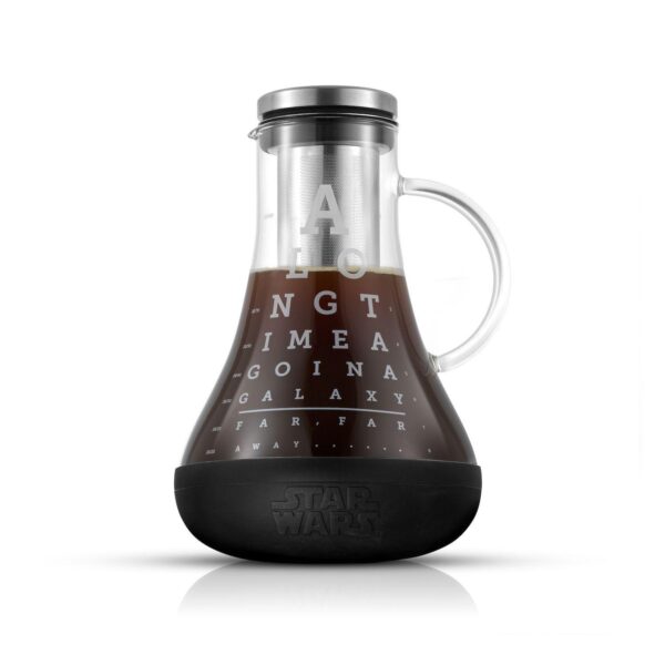 JoyJolt Star Wars Eye Chart 1.5-Liter Cold Brew Coffee and Tea Maker