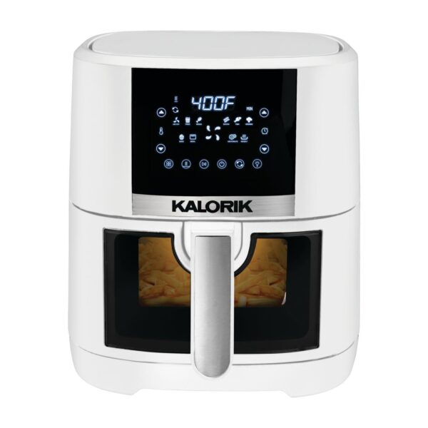 KalorikA 5 Quart Air Fryer with Ceramic Coating and Window, New, 13.5 in