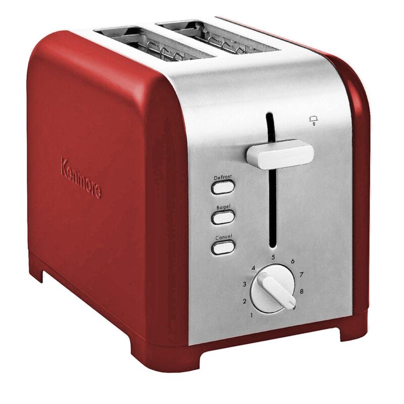 Kenmore 2-Slice Wide-Slot Stainless Steel Toaster - Image 8