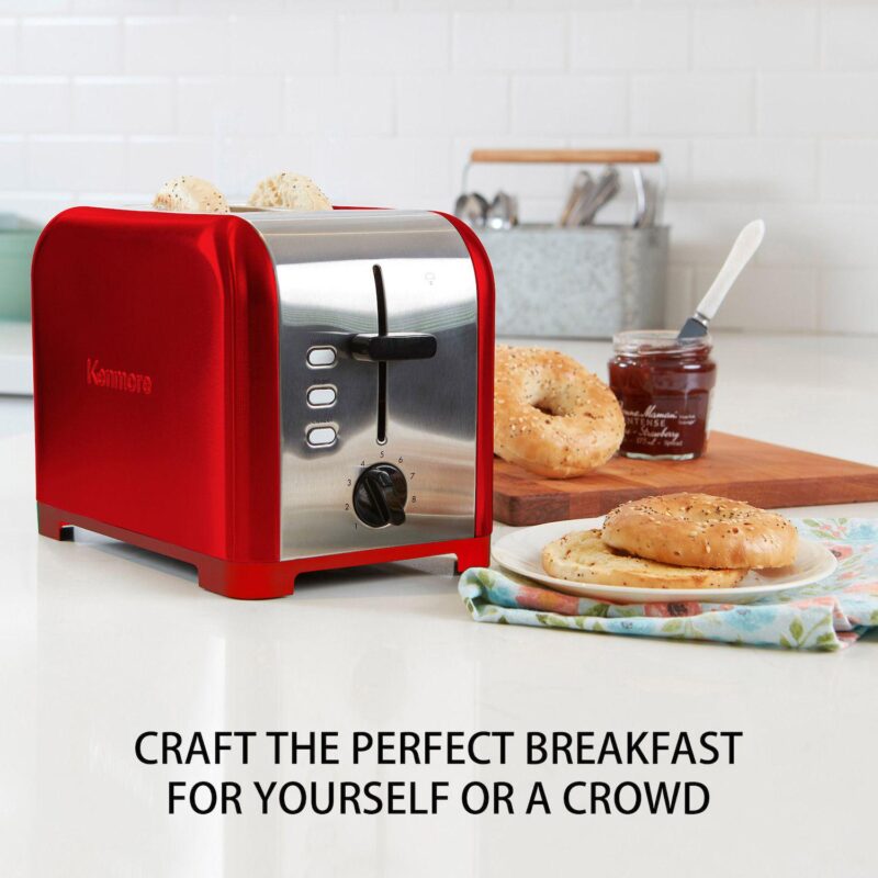 Kenmore 2-Slice Wide-Slot Stainless Steel Toaster - Image 2