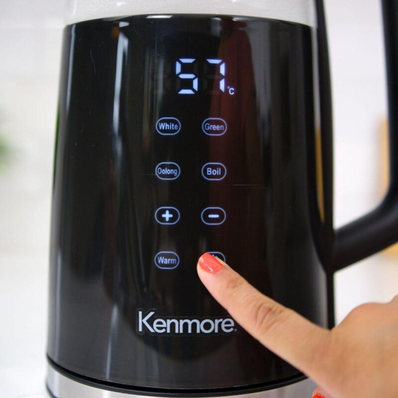 Kenmore Double-Walled Glass Digital Programmable Electric Tea-Kettle - Image 5