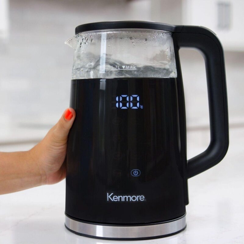 Kenmore Double-Walled Glass Digital Programmable Electric Tea-Kettle - Image 4