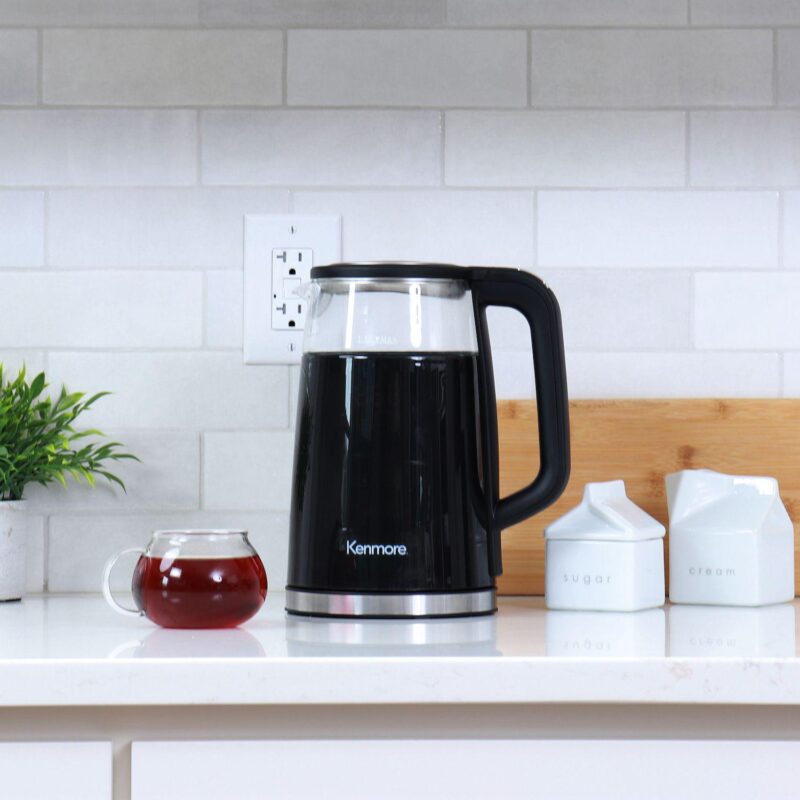 Kenmore Double-Walled Glass Digital Programmable Electric Tea-Kettle - Image 3