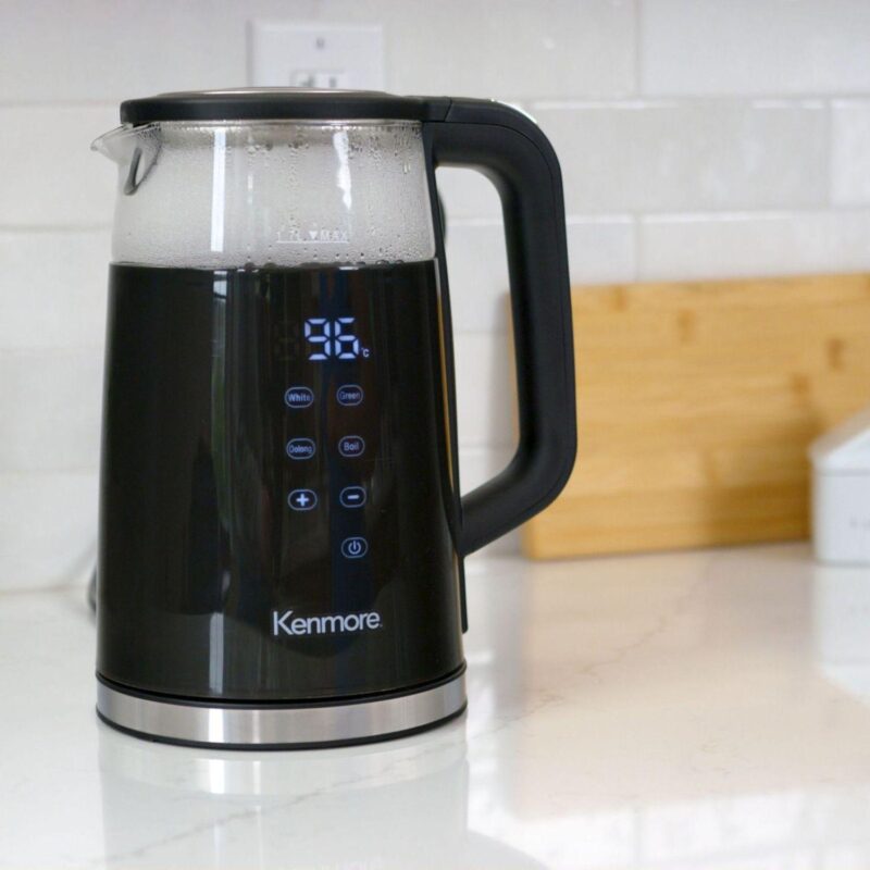 Kenmore Double-Walled Glass Digital Programmable Electric Tea-Kettle - Image 2