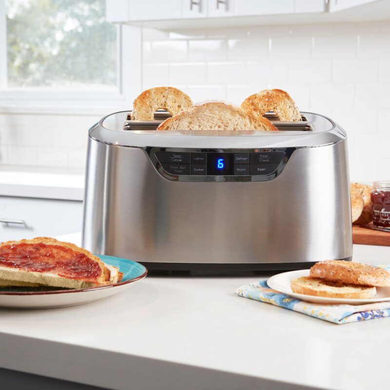 Kenmore Elite 4-Slice Long-Slot Stainless Steel Toaster - Image 4