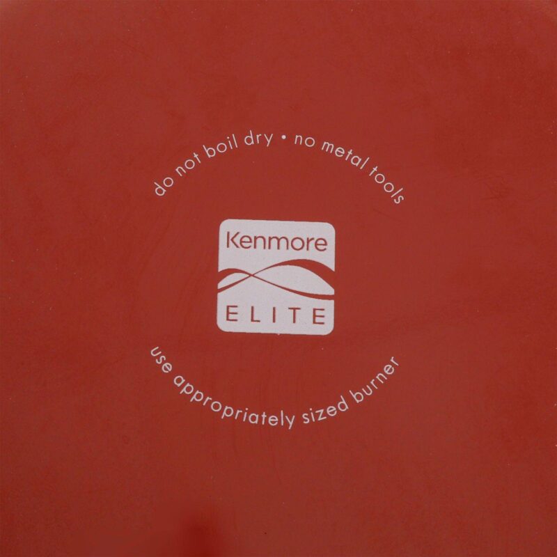 Kenmore Elite Andover 10 Piece Nonstick Aluminum Cookware Set in Red Gradient - Image 3