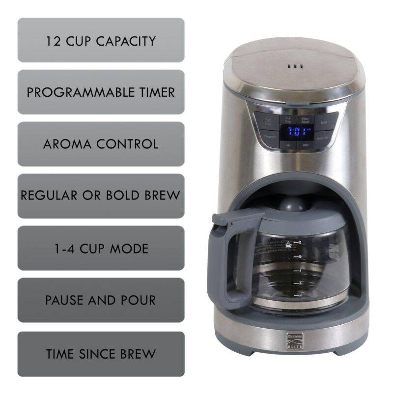 Kenmore Elite Programmable 12-cup Coffee Maker with Filter - Image 3