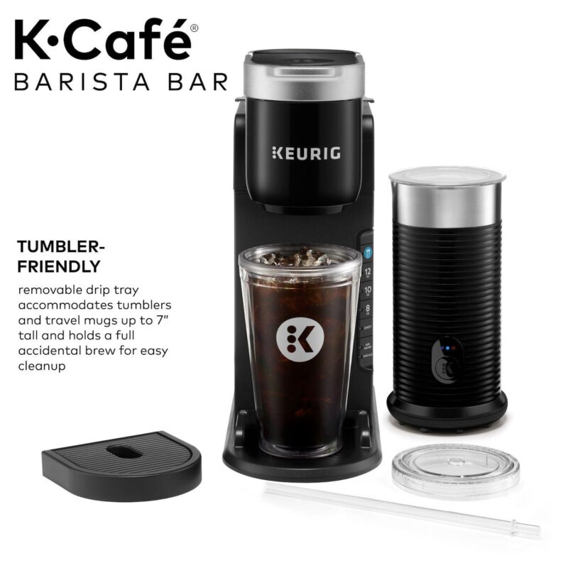 Keurig K-Caf Barista Bar Single Serve Coffee Maker and Frother - Image 8