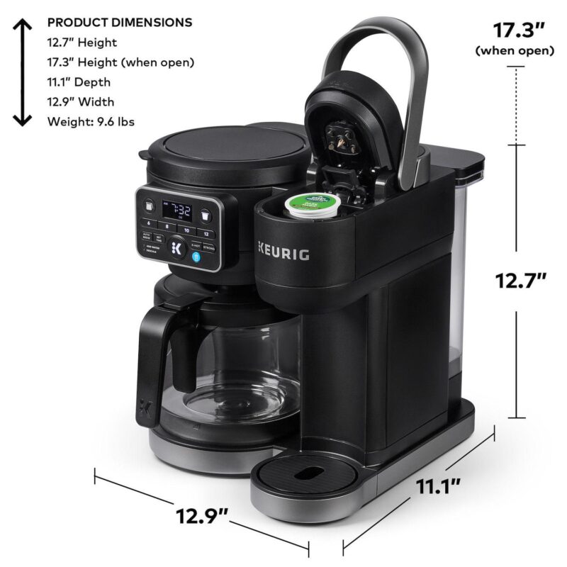Keurig K-Duo Gen 2 Hot and Iced Single Serve and Carafe Coffee Maker - Image 11