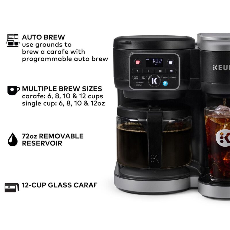 Keurig K-Duo Gen 2 Hot and Iced Single Serve and Carafe Coffee Maker - Image 6