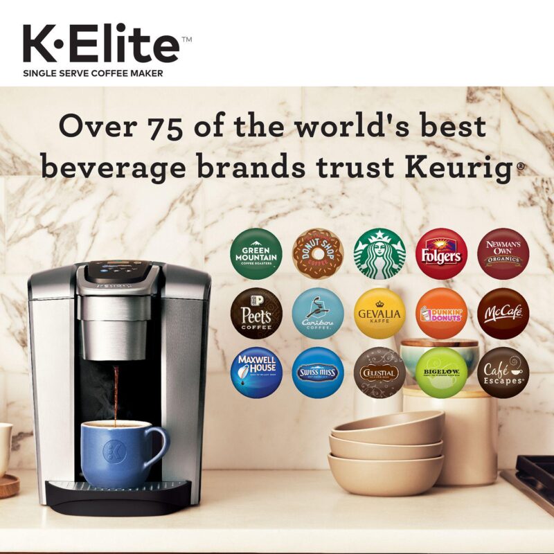 Keurig K-Elite Single-Serve K-Cup Pod Coffee Maker, Iced Coffee Capability - Image 5