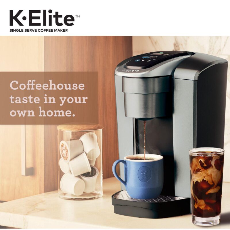 Keurig K-Elite Single-Serve K-Cup Pod Coffee Maker, Iced Coffee Capability - Image 3