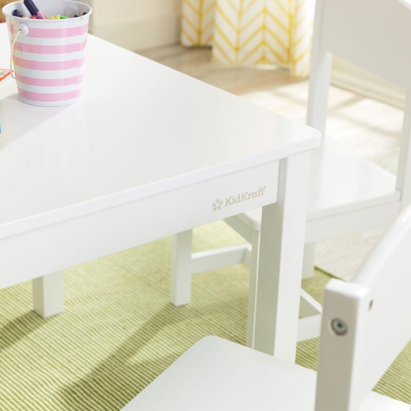 KidKraft Farmhouse Table and 4 Chairs Set - Image 3
