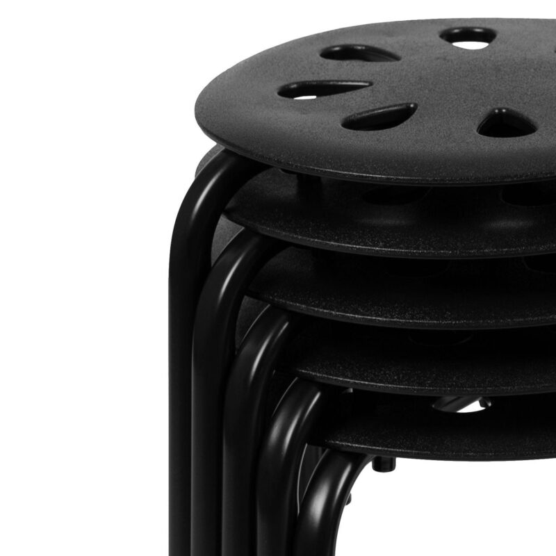 Kids Flash Furniture Bentley Nesting Stack Stool 5-piece Set - Image 7
