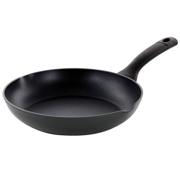 Kingsway 12 Inch Aluminum Nonstick Frying Pan in Black